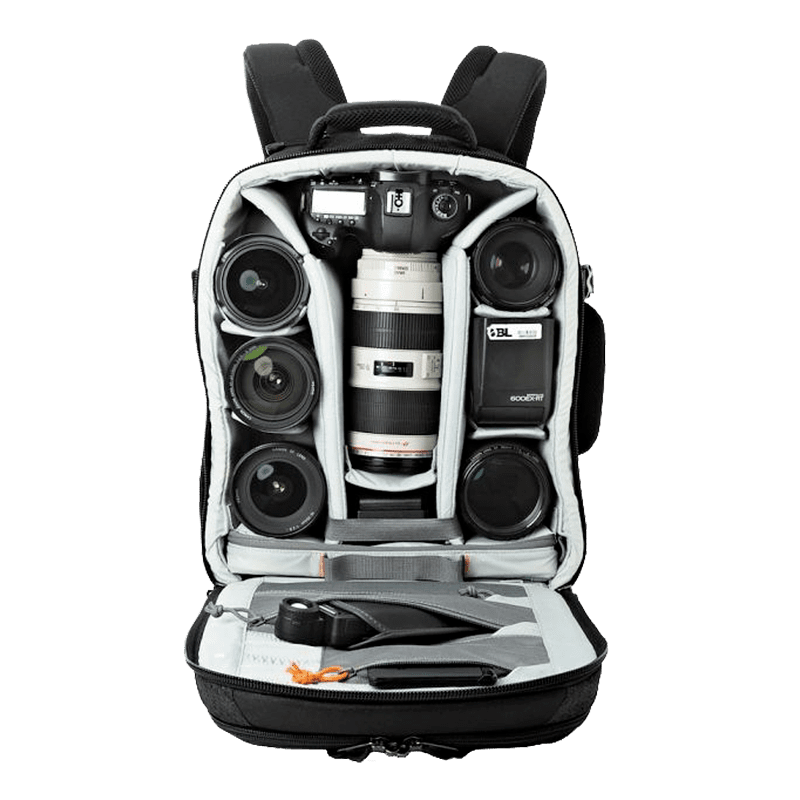 Lowepro pro runner bp 350 aw II otvoreny1