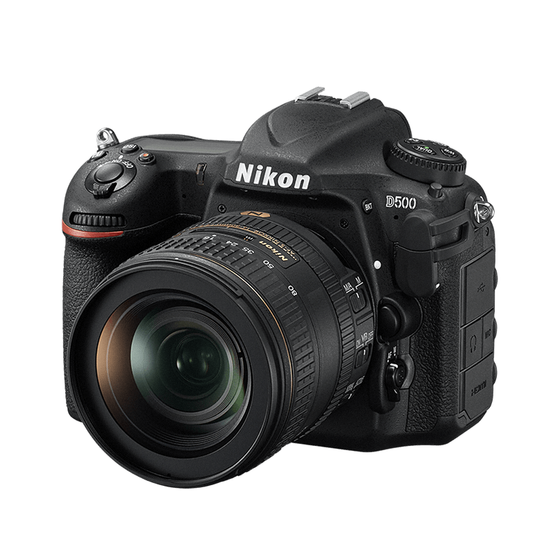Nikon D500 zboku