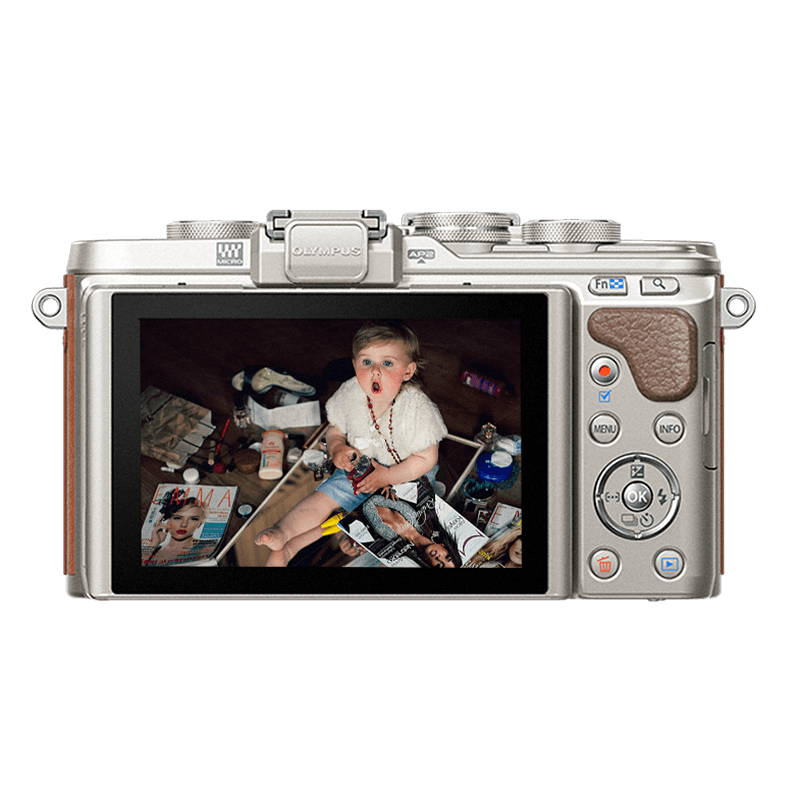 Olympus pen e pl8 zadny pohlad
