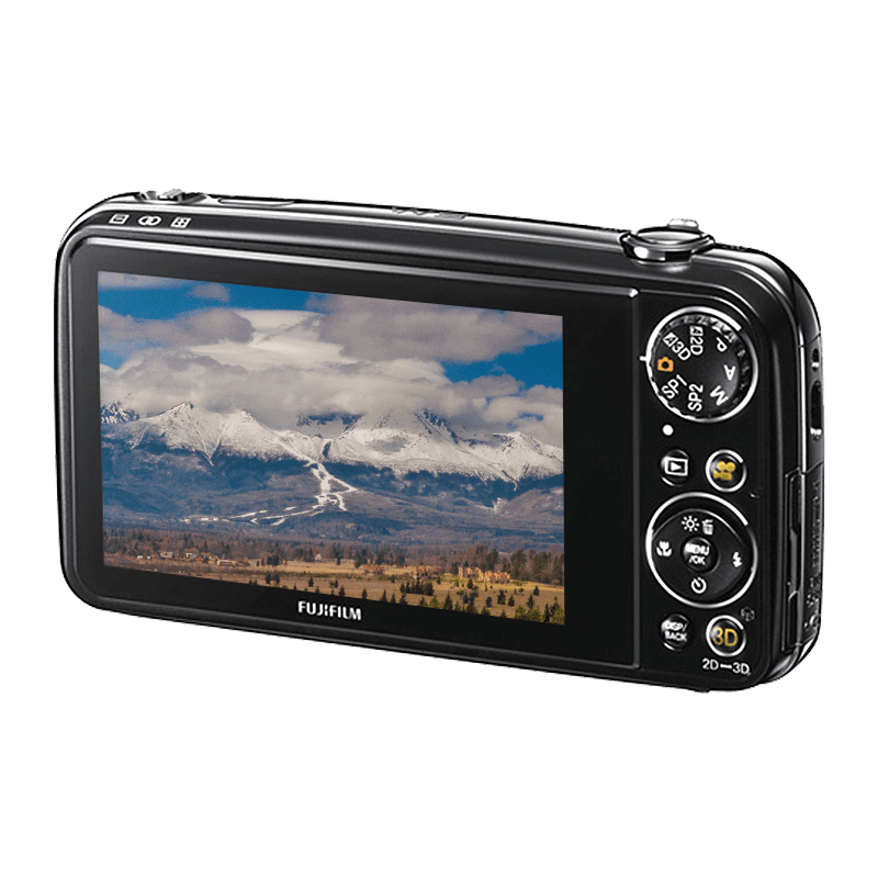 Fujifilm finepix real 3d zadna strana