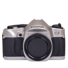 Cosina C3 (Gehäuse) + Obj. 50 f/1.7 und 100-300 f/5.6-6.7