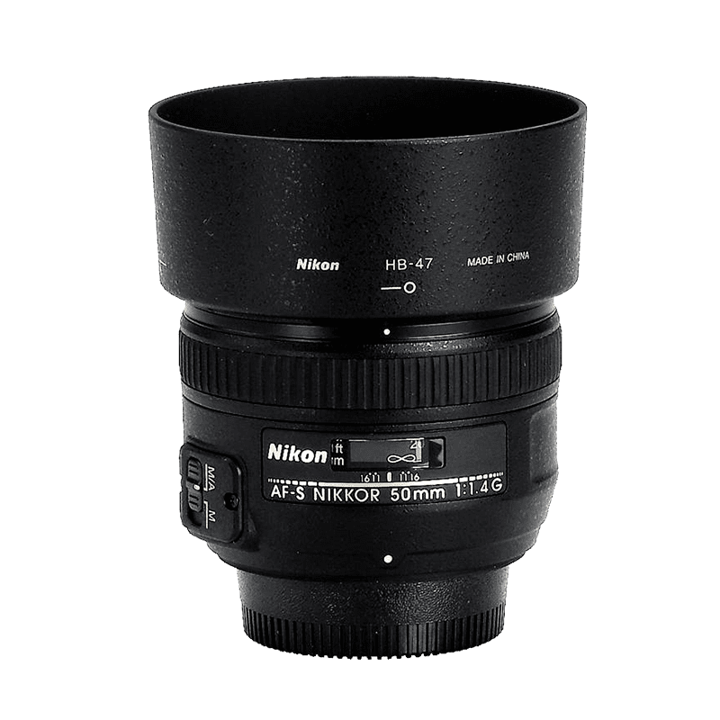 NIKKOR 50mm f1.4G s prislusenstvom
