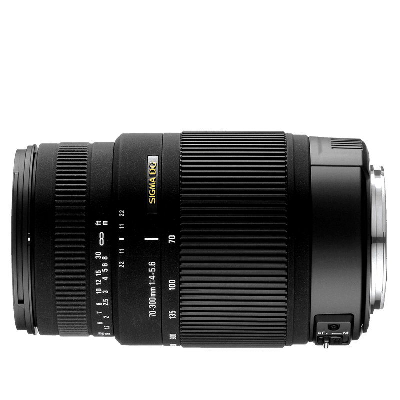 Sigma 70 300mm f4 5.6 dg pre Nikon a Sony