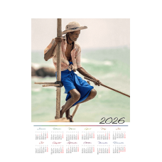 Einseitiger Kalender 2026 A3