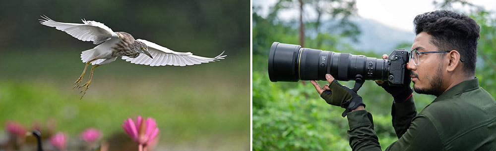 Nikkor Z 600mm und Fotograf